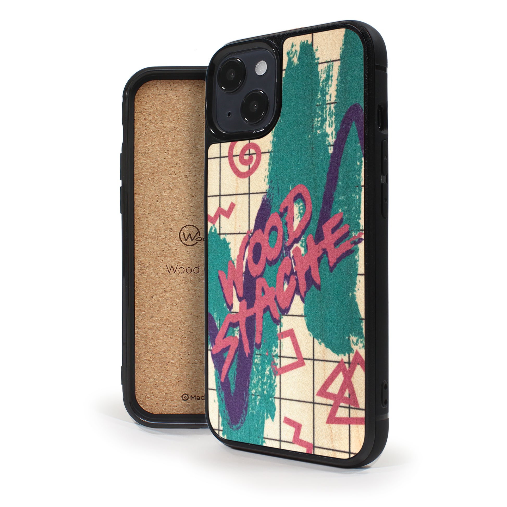 Coque iPhone en bois Nineties