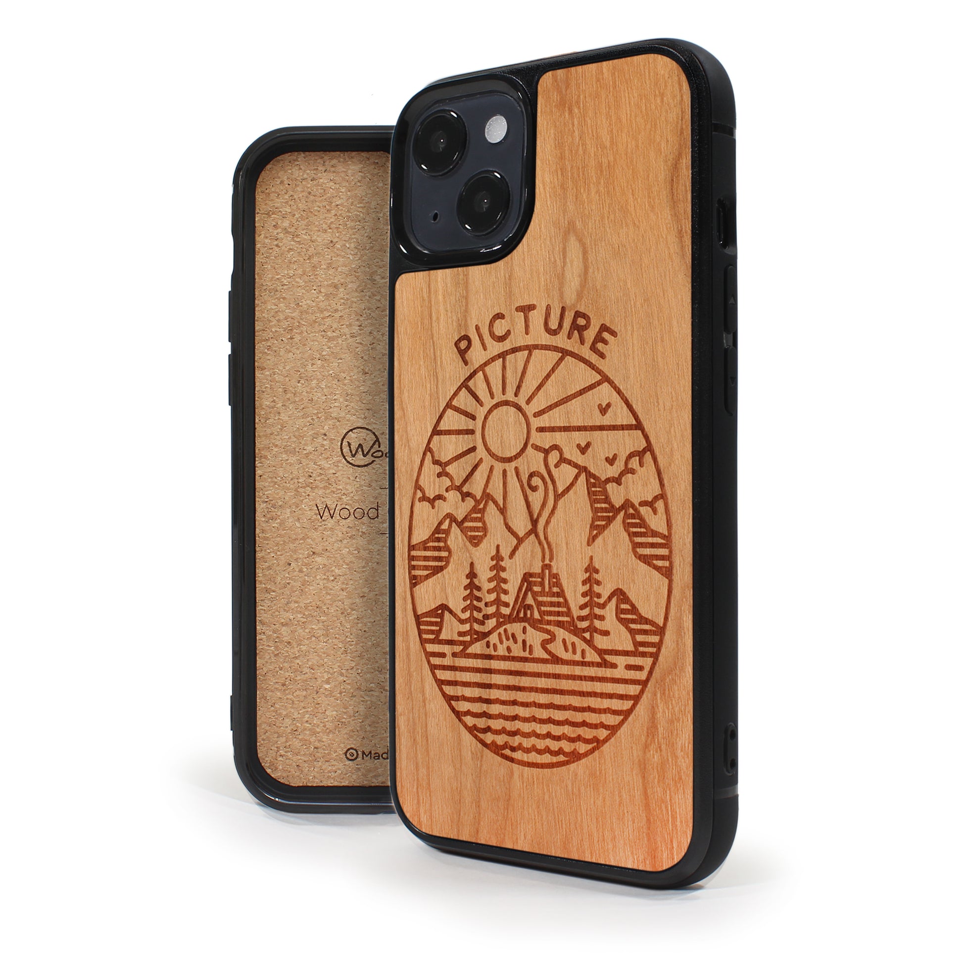 Coque iPhone en bois PICTURE DAYDREAM