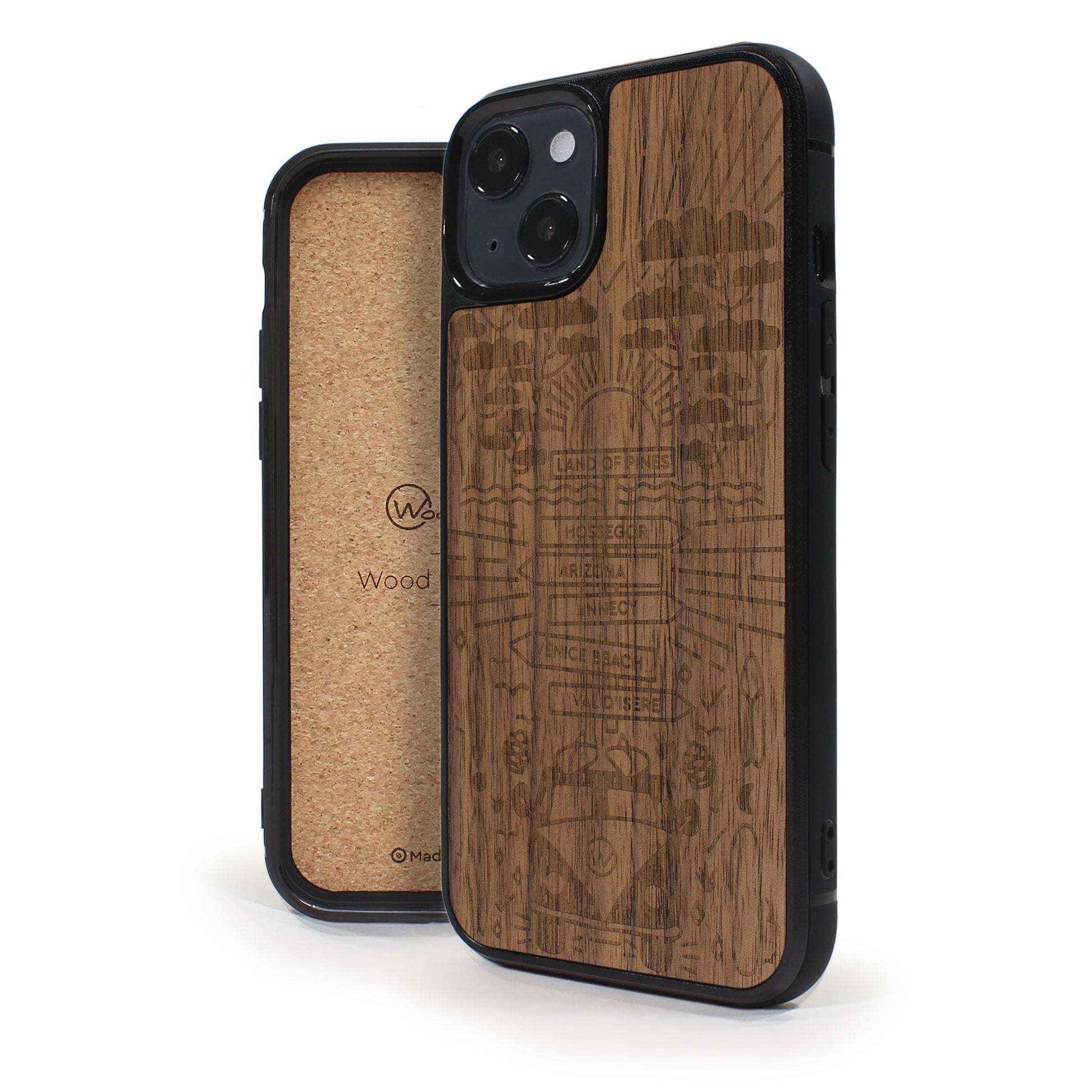 Coque iPhone en bois STORY II