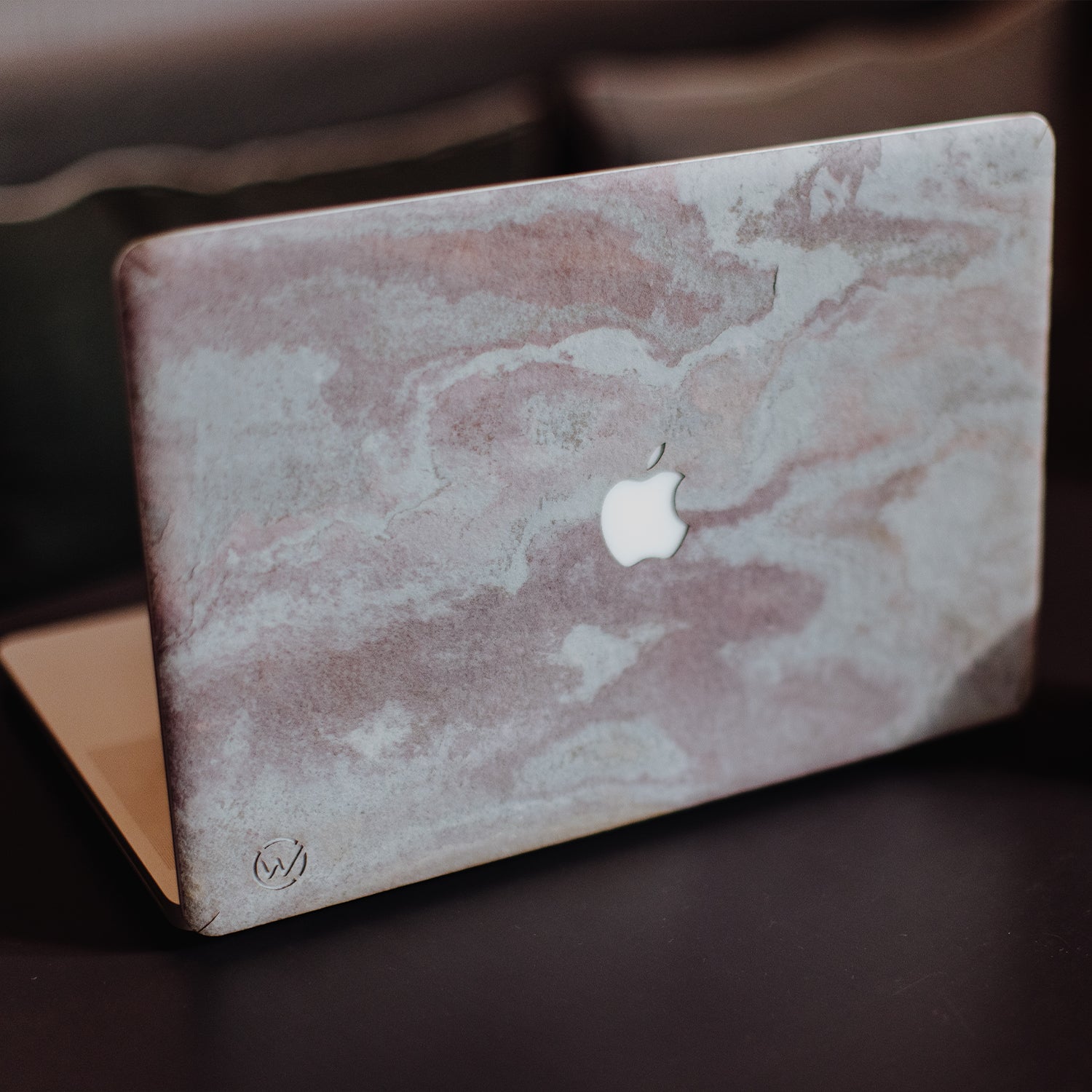 Cover en pierre MacBook SILVER GREY