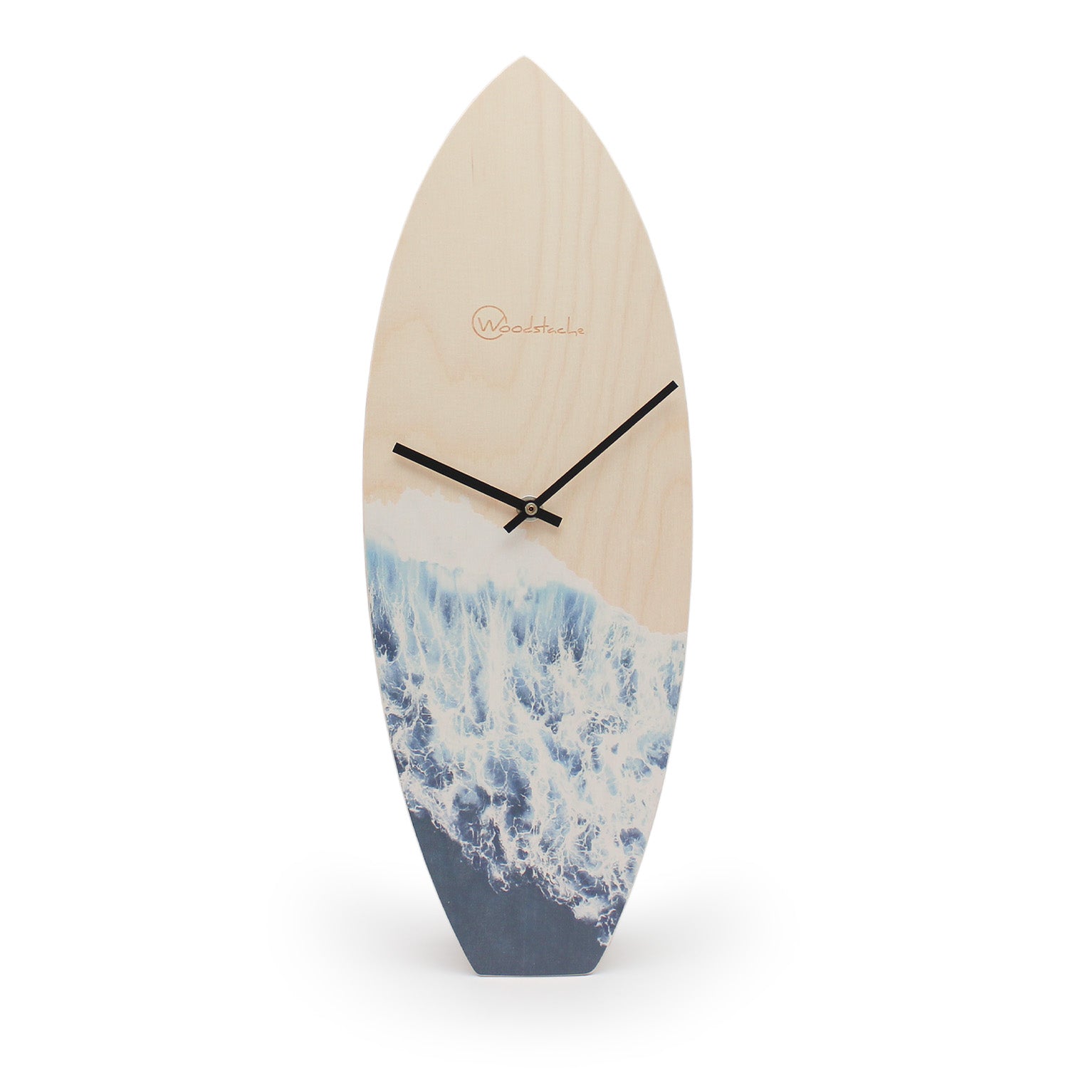 Horloge surf en bois Reef ocean