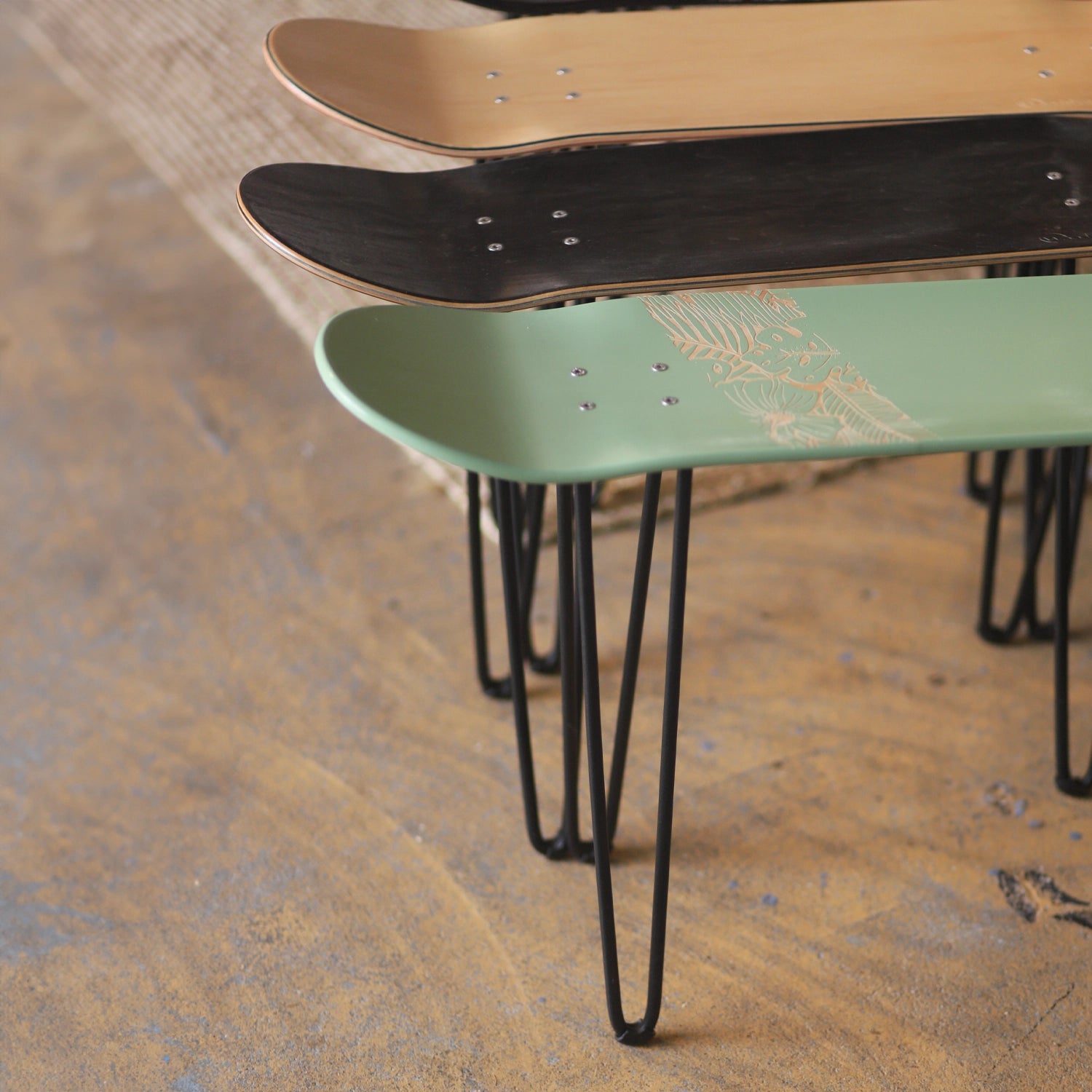 Patins de protection des pieds pour nos tabourets et bancs skate