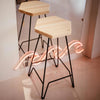 Tabouret pin massif WOOD