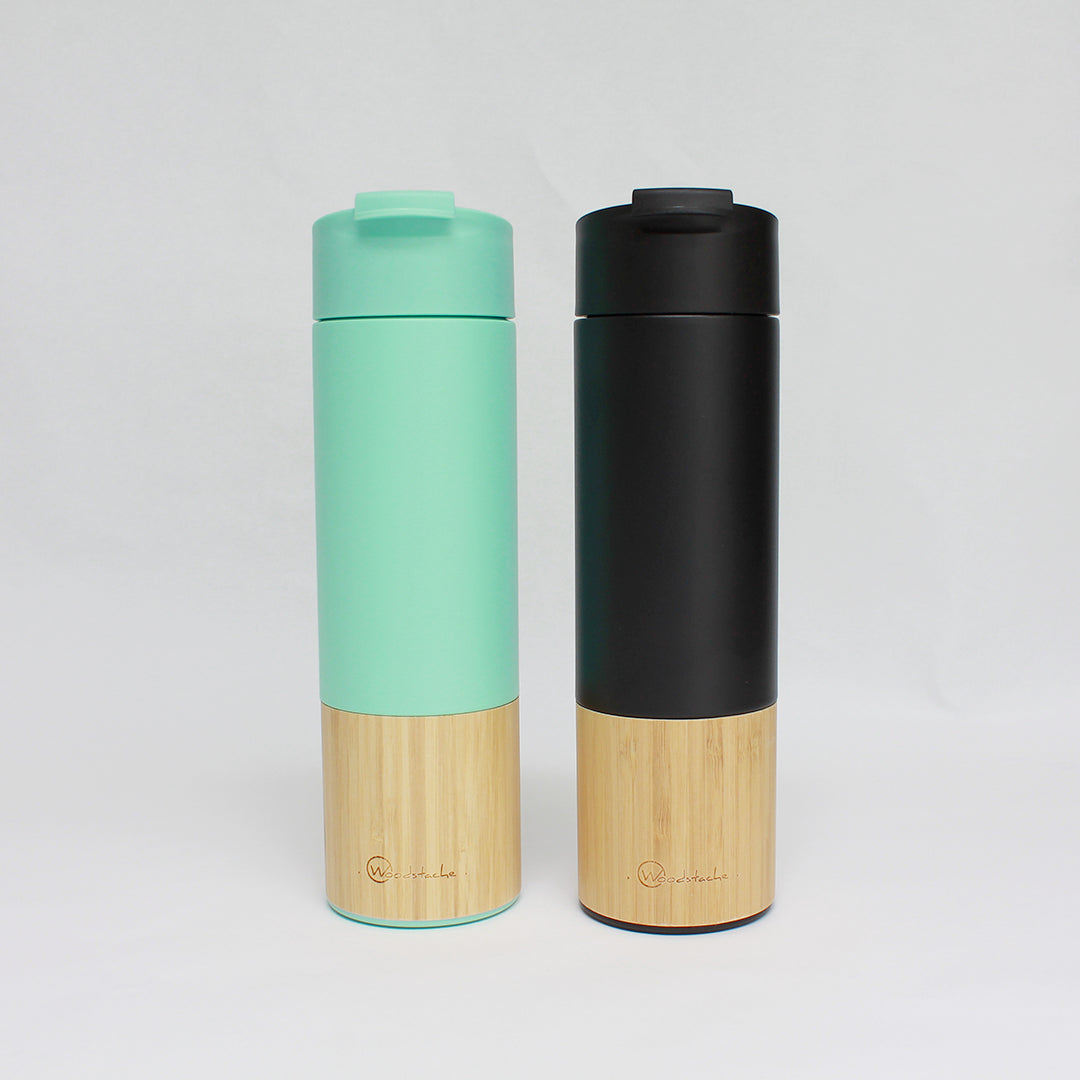 thermos en bambou